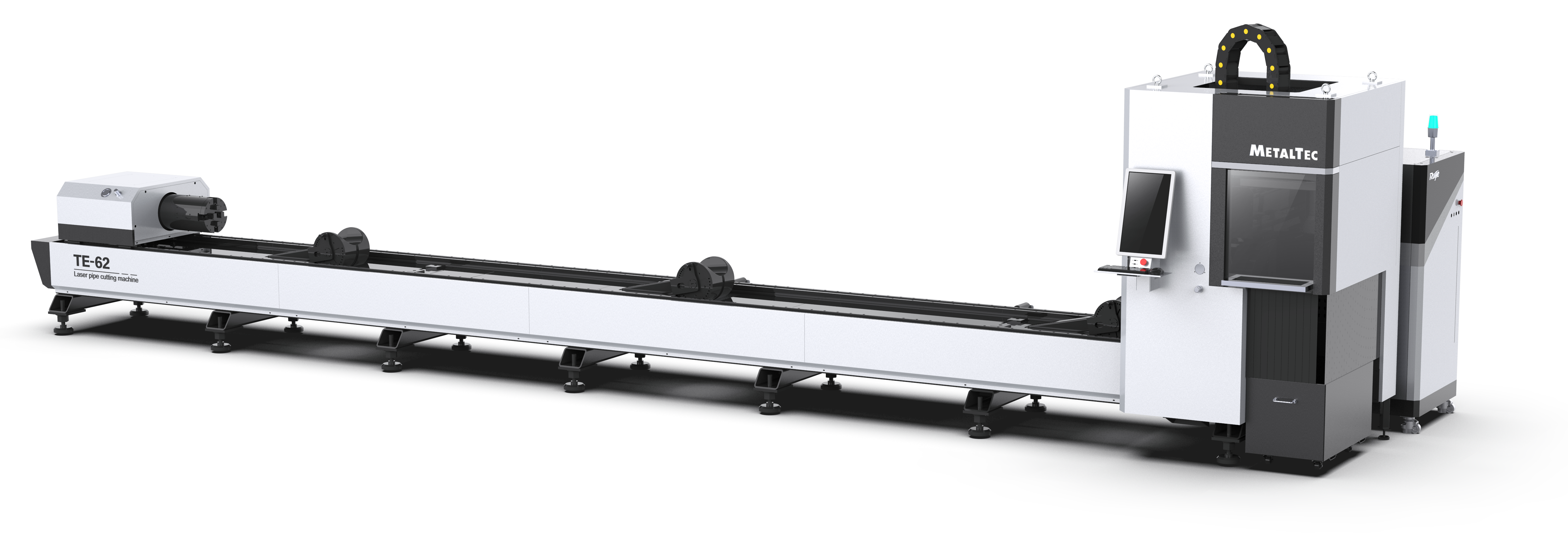 Фото METALTEC TЕ-62 (3000 Вт) оптоволоконный лазерный станок для металлических труб в интернет-магазине ToolHaus.ru